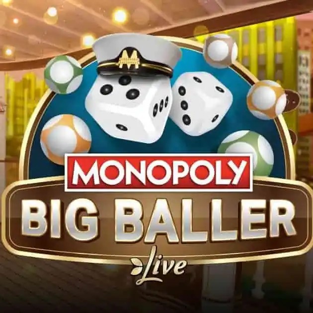 MONOPOLY Big Baller slot visual from Evolution available on wishwin-casino.de