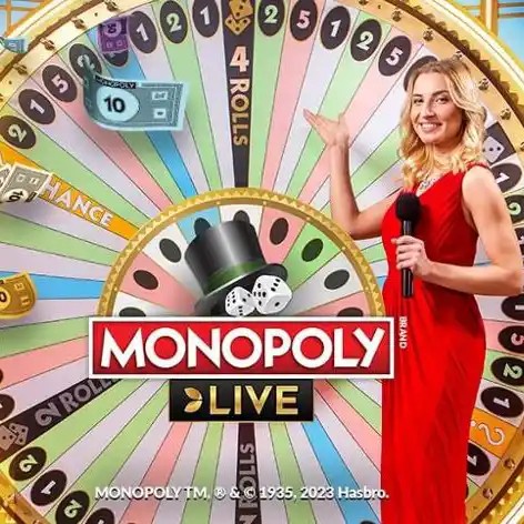 Monopoly Live by Evolution, showcased at wishwin-casino.de – game logo